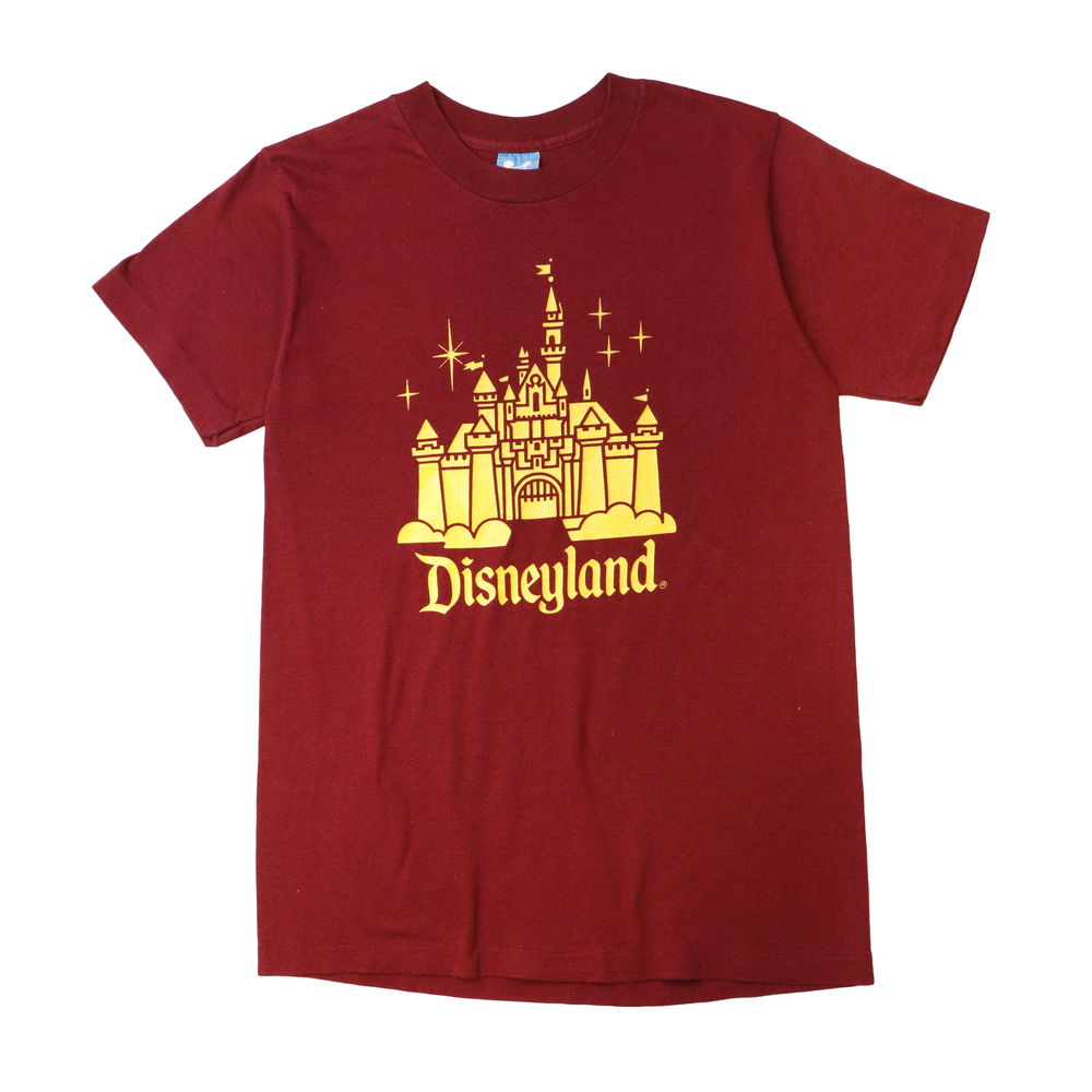 Vintage Disney Disneyland castle graphic t-shirt Size M 80s